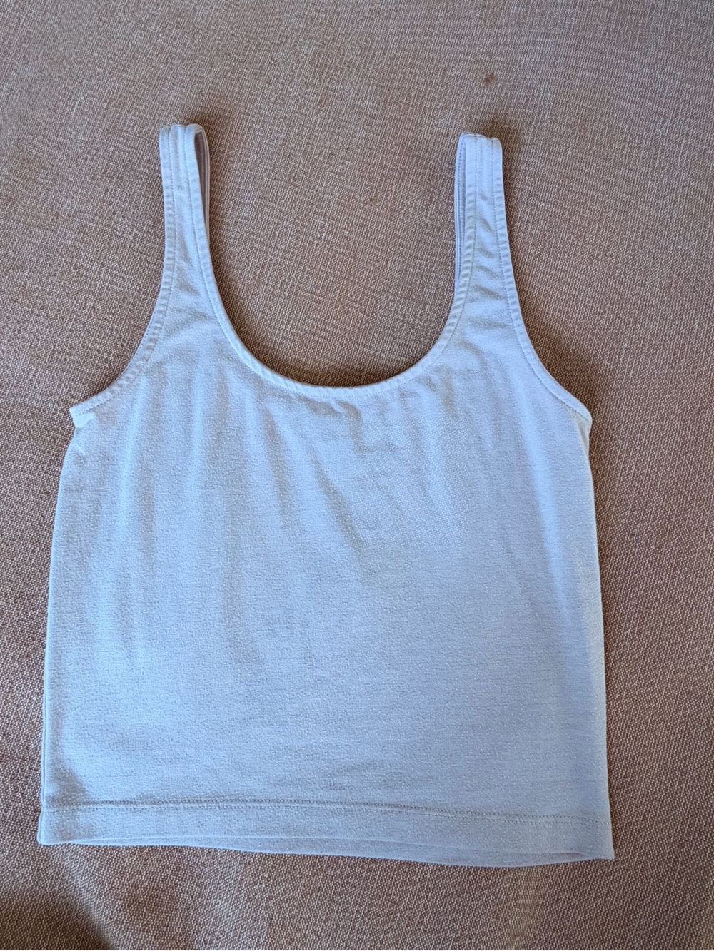 Women's Nude Scoop Neck Tank Top